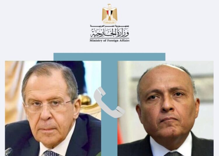 Shoukry, Russian FM discuss over phone bilateral co-operation 1 - Egyptian Gazette