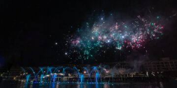 Arab Developers Holding opens largest dancing fountain in Egypt at "Nyoum October" 1 - Egyptian Gazette Arab Developers Holding opens largest dancing fountain in Egypt at “Nyoum October”