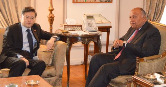 Shoukry holds talks with visiting Chinese FM 2 - Egyptian Gazette Shoukry holds talks with visiting Chinese FM 1 - Egyptian Gazette