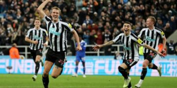 Burn and Joelinton fire Newcastle into League Cup semis