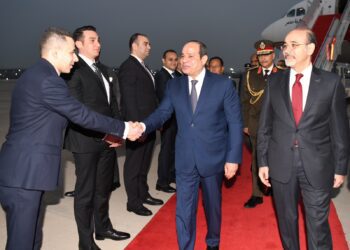 Sisi arrives in New Delhi as guest of honour to India’s Republic Day