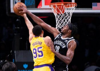 Irving leads Nets past Lakers 121-104