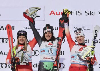 Italy’s Brignone claims Super-G in St Anton