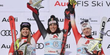 Italy’s Brignone claims Super-G in St Anton