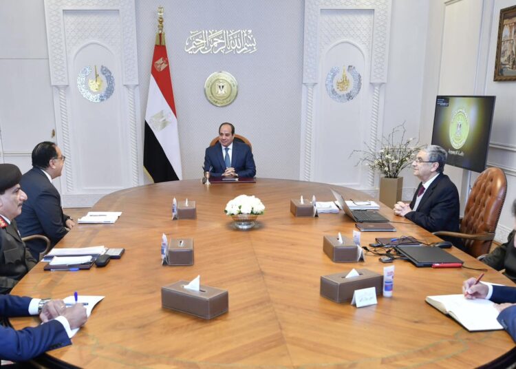 Sisi orders allocating financial resources for electricity supplies for land reclamation projects 2 - Egyptian Gazette Sisi orders allocating financial resources for electricity supplies for land reclamation projects 1 - Egyptian Gazette