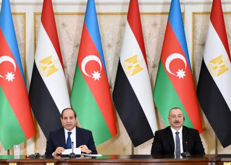 Sisi holds summit talks with his Azerbaijani counterpart in Baku 2 - Egyptian Gazette Sisi holds summit talks with his Azerbaijani counterpart in Baku 1 - Egyptian Gazette