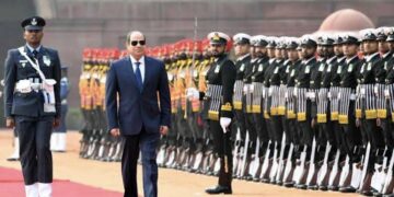 Sisi participates as guest of honor in Republic Day of India celebrations