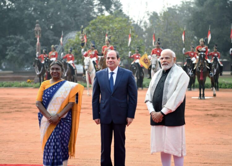 Sisi: Egypt, India seeking to establish strategic partnership 2 - Egyptian Gazette Sisi: Egypt, India seeking to establish strategic partnership 1 - Egyptian Gazette