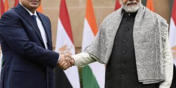 Indian PM extends thanks to President Sisi for attending India's Republic Day 1 - Egyptian Gazette Indian PM extends thanks to President Sisi for attending India’s Republic Day