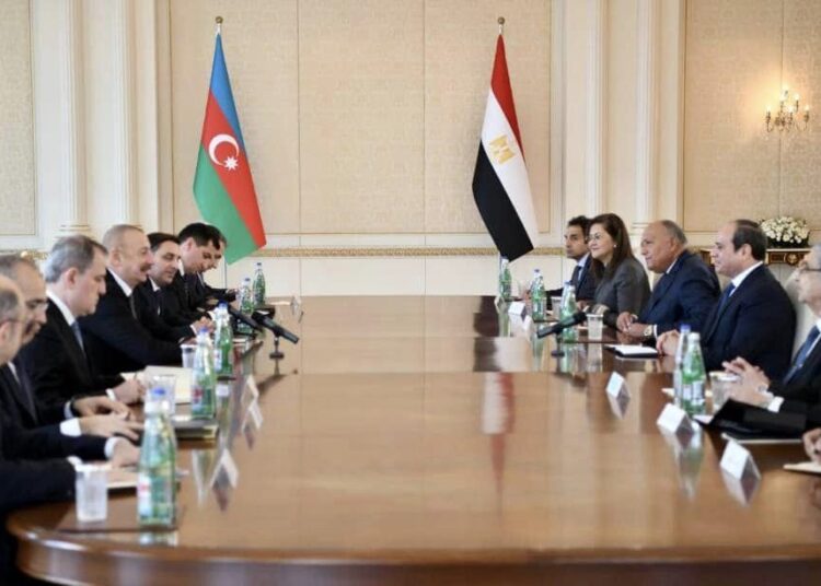 President Sisi, his Azerbaijani counterpart witness signing of several MoUs 1 - Egyptian Gazette