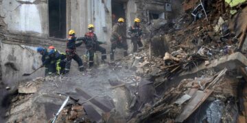 Russian missile attack hits infrastructure in Kyiv