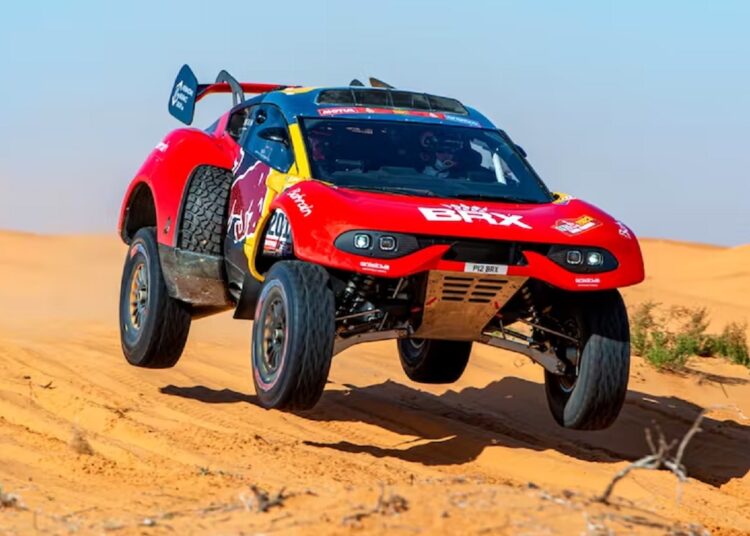 Loeb takes Dakar Rally stage 1 - Egyptian Gazette Sebastien Loeb in action during the eighth stage of the Dakar Rally.