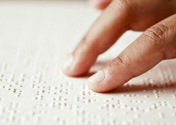 Braille iconic figure for the blind around the world