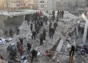 Building collapse in Syrian city of Aleppo leaves 12 dead