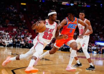Butler stars as Heat break free-throw record to down Thunder