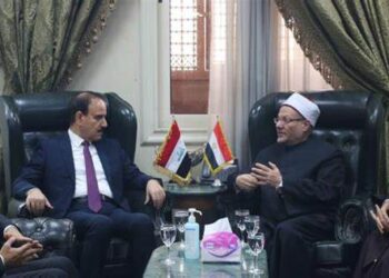 Egypt’s mufti, head of Iraqi sunni endowment office discuss enhancing bilateral co-operation