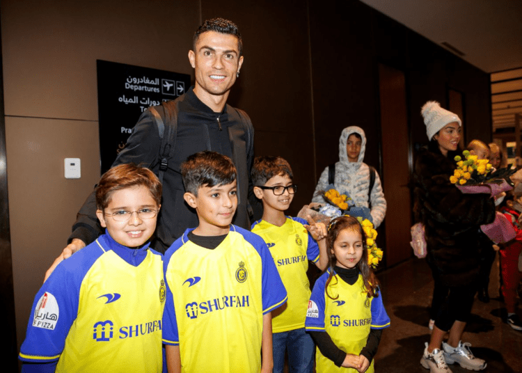 Al Nassr's Cristiano Ronaldo arrives in Saudi Arabia - King Khalid Airport, Riyadh, Saudi Arabia - January 3, 2023.