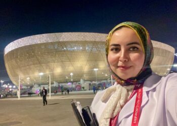 Egyptian ensuring World Cup safety in her own manner