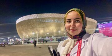 Egyptian ensuring World Cup safety in her own manner