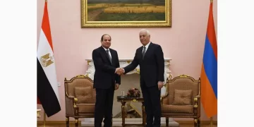 Sisi hails advanced level of relations with Armenia