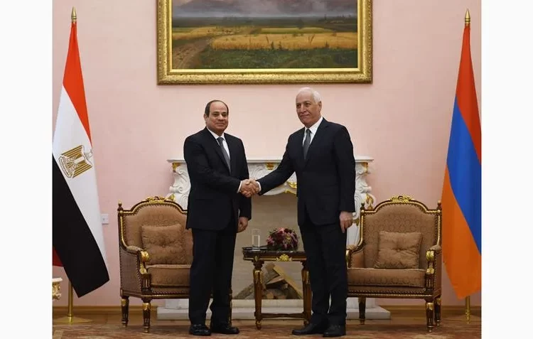 Sisi hails advanced level of relations with Armenia 1 - Egyptian Gazette