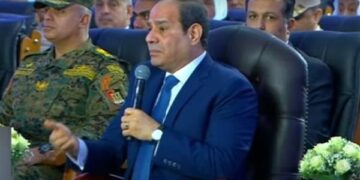 Sisi attends in Ismailia ceremony for Sinai development, equipment used