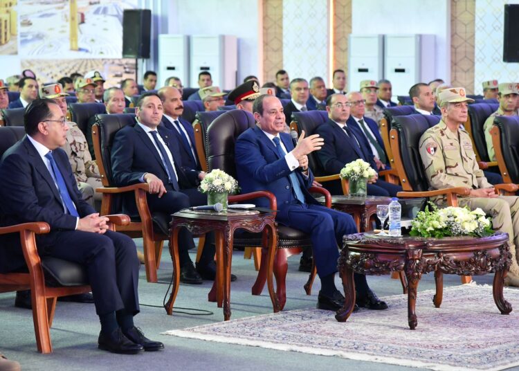 Sisi: State works quickly on developing, reconstructing Sinai 1 - Egyptian Gazette