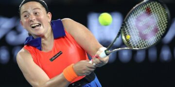 Ostapenko edges Collins in Abu Dhabi opener