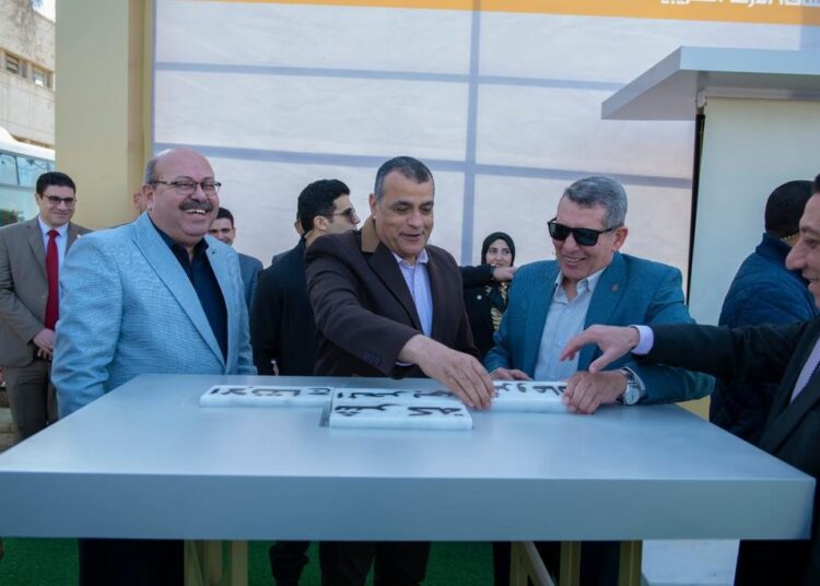 Military production min. lays cornerstone of new HQ of new company for engineering projects 2 - Egyptian Gazette Military production min. lays cornerstone of new HQ of new company for engineering projects 1 - Egyptian Gazette