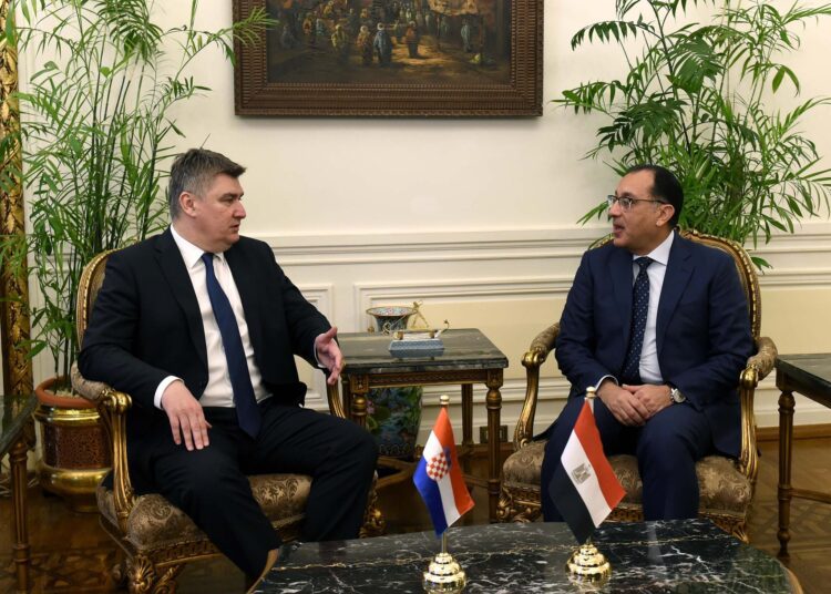 Egypt keen to promote investment ties with Croatia — PM 1 - Egyptian Gazette