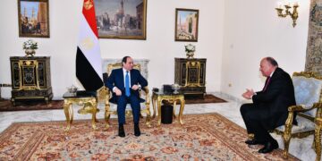 Shoukry briefs Sisi on import outcomes of Africa Union Summit
