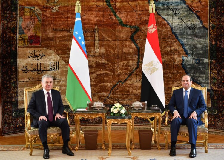 Sisi hails Egypt-Uzbekistan relations as fraternal, historical 1 - Egyptian Gazette