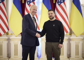 Biden in Kyiv to show solidarity as Ukraine war nears 1 year