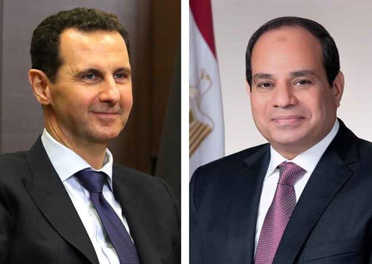 Sisi calls Assad, affirms solidarity with Syria 1 - Egyptian Gazette