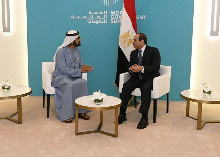 Sisi says Dubai prosperity "inspiring" development experiment 1 - Egyptian Gazette