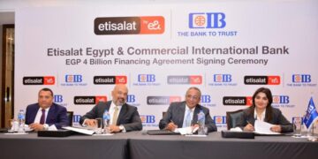Etisalat Egypt signs a financing agreement with CIB 1 - Egyptian Gazette Etisalat Egypt signs a financing agreement with CIB
