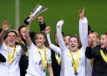 England thrashes Belgium 6-1 to retain Arnold Clark Cup