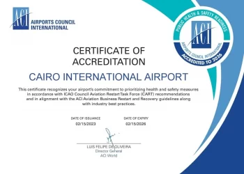 Cairo international airport obtains ACI’s health accreditation certificate
