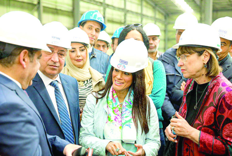 Egypt, UN marking Partnership Week 1 - Egyptian Gazette Minister al-Mashat and Resident Coordinator of the UN Office in Egypt, Elena Panova, touring several development projects in Alexandria on Sunday.