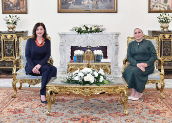 Mrs Entissar El Sisi highlights Egypt’s efforts in education, social protection