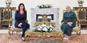 Mrs Entissar El Sisi highlights Egypt’s efforts in education, social protection 1 - Egyptian Gazette Mrs Entissar El Sisi highlights Egypt’s efforts in education, social protection