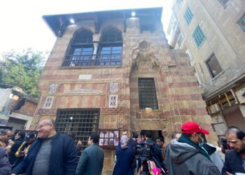 Inaugurating a new sabil in el-Darb el-Ahmar