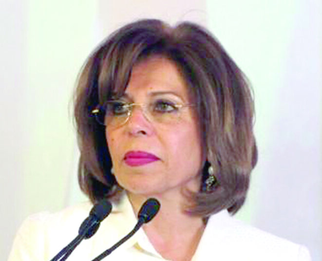 The President of the National Council for Human Rights, Ambassador Moushira Khattab.