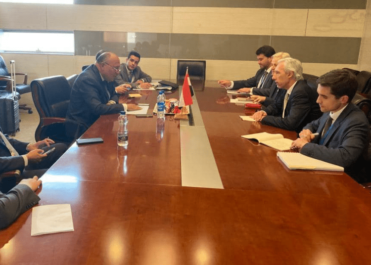Egypt, Portugal FMs discuss fostering mutual ties 1 - Egyptian Gazette Egypt's Foreign Minister Sameh Shoukry discussed with Portuguese Foreign Minister João Cravinho means of fostering bilateral relations.