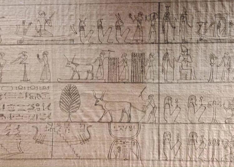 First Egyptian-discovered papyrus now on display 1 - Egyptian Gazette