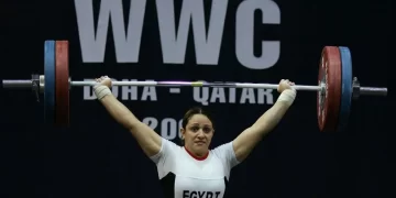Sports min. checks on health of weightlifter Nahla Ramadan