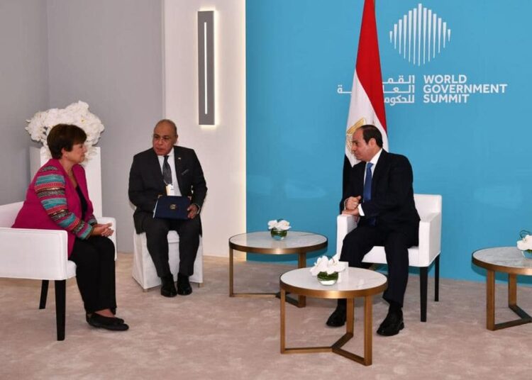 Sisi appreciates constructive co-operation between Egypt, IMF in implementing economic reform 1 - Egyptian Gazette