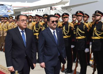 Madbouli receives Iraqi PM