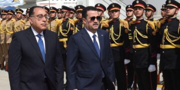 Madbouli receives Iraqi PM