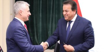 Health min., representatives of US company discuss services to thalassemia patients 1 - Egyptian Gazette Health min., representatives of US company discuss services to thalassemia patients